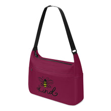 Load image into Gallery viewer, Ti Amo I love you - Exclusive Brand - Claret Red - Bee Kind - Journey Computer Shoulder Bag
