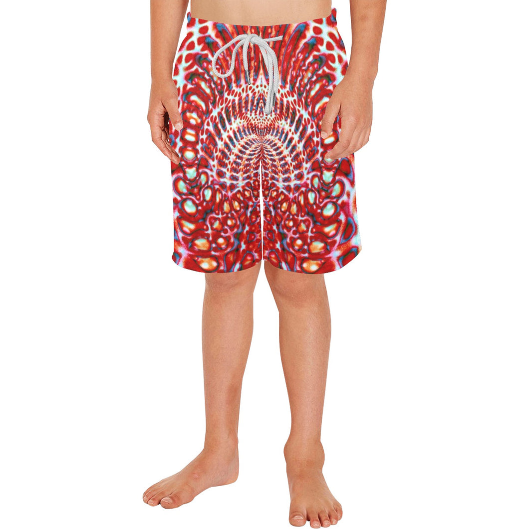 Ti Amo I love you - Exclusive Brand  - Boys' Casual Beach Shorts - Sizes XS-XL