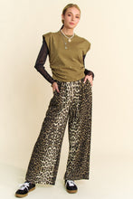 Load image into Gallery viewer, Davi &amp; Dani Leopard Wide Leg Pants
