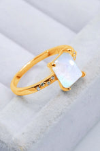 Load image into Gallery viewer, Square Moonstone Ring
