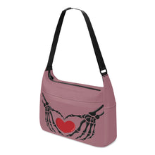 Load image into Gallery viewer, Ti Amo I love you - Exclusive Brand - Coral Tree - Skeleton Heart Hands  -  Journey Computer Shoulder Bag
