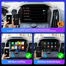 Load image into Gallery viewer, CarAIBOX 2in1 Wireless CarPlay Dongle Wireless Android Auto Box For Car Radio with Wired CarPlay
