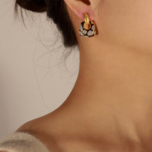 Load image into Gallery viewer, Copper Oil Drip Earrings
