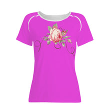 Load image into Gallery viewer, Ti Amo I love you - Exclusive Brand - Brilliant Lavender Rose - Rose - Women&#39;s T shirt
