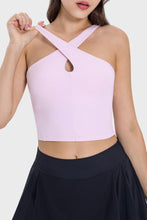 Load image into Gallery viewer, Crisscross Grecian Neck Active Cami
