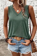 Load image into Gallery viewer, V-Neck Wide Strap Tank
