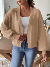 Load image into Gallery viewer, Open Front Long Sleeve Cardigan
