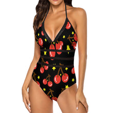 Load image into Gallery viewer, Ti Amo I love you Exclusive Brand  - Lace Waist Bands Swimsuit
