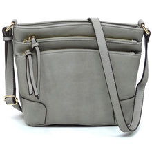 Load image into Gallery viewer, Fashion Multi Zip Pocket Crossbody Bag
