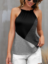 Load image into Gallery viewer, FAM-FAM Color Block Grecian Neck Cami
