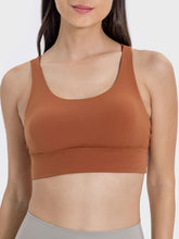 Load image into Gallery viewer, Crisscross Scoop Neck Active Tank
