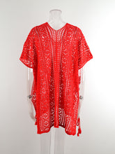 Load image into Gallery viewer, Cutout V-Neck Cover-Up with Tassel
