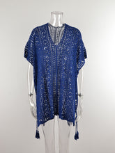 Load image into Gallery viewer, Cutout V-Neck Cover-Up with Tassel
