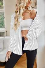 Load image into Gallery viewer, Striped Button Up Long Sleeve Shirt
