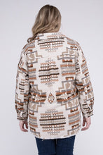 Load image into Gallery viewer, Plus Size Aztec Western Shacket
