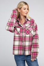 Load image into Gallery viewer, Plaid Front Pocket Shacket
