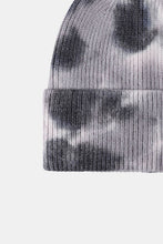 Load image into Gallery viewer, Tie-Dye Cuffed Rib-Knit Beanie Hat
