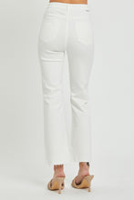 Load image into Gallery viewer, RISEN  Full Size High Rise Button Fly Straight Ankle Jeans
