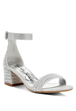 Load image into Gallery viewer, Twerky Rhinestones Embellished Block Sandals
