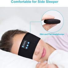 Load image into Gallery viewer, Wireless Bluetooth Sleeping Headphones Headband Thin Soft Elastic Comfortable Music Ear Phones Eye Mask For Side Sleeper Sports
