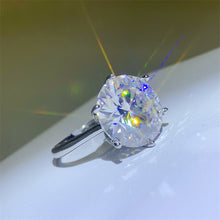 Load image into Gallery viewer, 10 Carat Moissanite 925 Sterling Silver Ring
