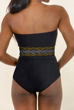 Load image into Gallery viewer, Geometric Tube Sleeveless One-Piece Swimwear
