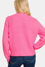 Load image into Gallery viewer, Zenana Button Down Long Sleeve Sweater Cardigan
