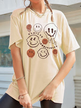 Load image into Gallery viewer, Graphic Round Neck Half Sleeve T-Shirt
