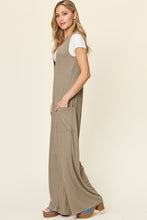 Load image into Gallery viewer, Double Take Full Size Sleeveless Wide Leg Jumpsuit with Pockets
