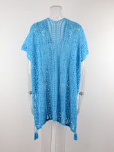 Load image into Gallery viewer, Cutout V-Neck Cover-Up with Tassel
