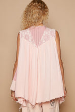 Load image into Gallery viewer, POL Embroidered Pearls Open Front Sleeveless Cardigan

