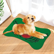 Load image into Gallery viewer, Ti Amo I love you - Exclusive Brand - Fun Green - Skeleton Hands with Heart  - Big Paws Pet Rug
