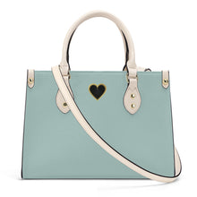 Load image into Gallery viewer, Ti Amo I love you - Exclusive Brand - Jet Stream 2 - Luxury Womens PU Tote Bag - Cream Straps
