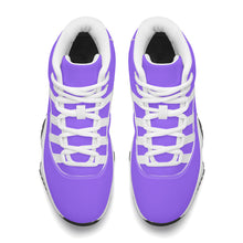 Load image into Gallery viewer, Ti Amo I love you - Exclusive Brand - Heliotrope 3 - Skeleton Hands with Heart - High Top Air Retro Sneakers - White Laces
