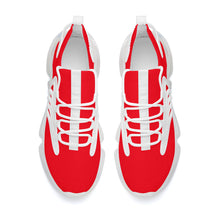 Load image into Gallery viewer, Ti Amo I love you - Exclusive Brand - Ferrari Red  - Mens / Womens - Air Max React Sneakers - White Soles
