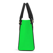 Load image into Gallery viewer, Ti Amo I love you - Exclusive Brand - Radiant Hulk - Luxury Womens PU Tote Bag - Black Straps
