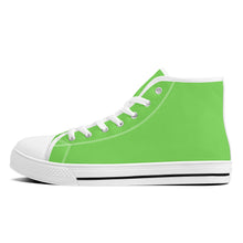 Load image into Gallery viewer, Ti Amo I love you - Exclusive Brand - Pastel Green - High-Top Canvas - White Soles
