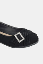 Load image into Gallery viewer, Forever Link Slip On Rhinestone Buckle Ballet Flats
