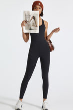 Load image into Gallery viewer, Crisscross Back Wide Strap Active Jumpsuit
