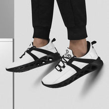 Load image into Gallery viewer, Ti Amo I love you - Exclusive Brand - White - Double Black Heart - New Elastic Sport Sneakers - Black Soles
