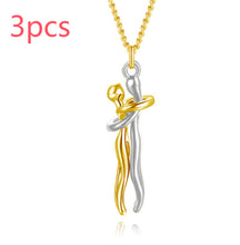 Load image into Gallery viewer, Love Hug Necklace Unisex Men Women Couple Jewelry Simple Temperament Clavicle Chain Gift

