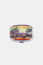 Load image into Gallery viewer, Nicole Lee USA Print Metallic Rectangular Pill Case
