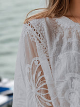 Load image into Gallery viewer, Round Neck Three-Quarter Sleeve Blouse
