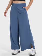 Load image into Gallery viewer, Slit Wide Leg Active Pants
