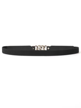 Load image into Gallery viewer, Zinc Alloy Buckle Elastic PU Belt
