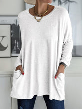 Load image into Gallery viewer, Full Size Round Neck Long Sleeve T-Shirt
