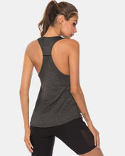 Load image into Gallery viewer, Full Size Scoop Neck Wide Strap Active Tank
