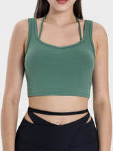 Load image into Gallery viewer, Crisscross Square Neck Active Tank
