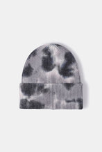 Load image into Gallery viewer, Tie-Dye Cuffed Rib-Knit Beanie Hat
