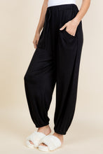 Load image into Gallery viewer, Super Lady Plus Size Drawstring Elastic Waist Joggers with Pockets

